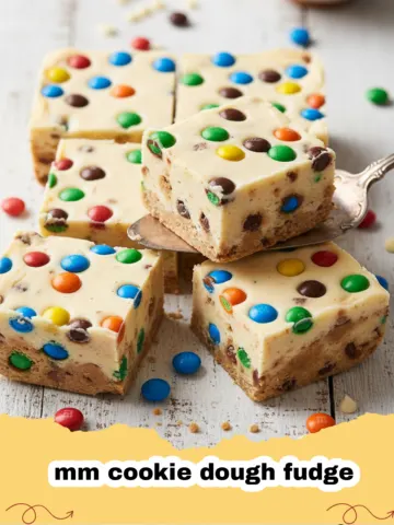 The Most Addictive M&M Cookie Dough Fudge Recipe