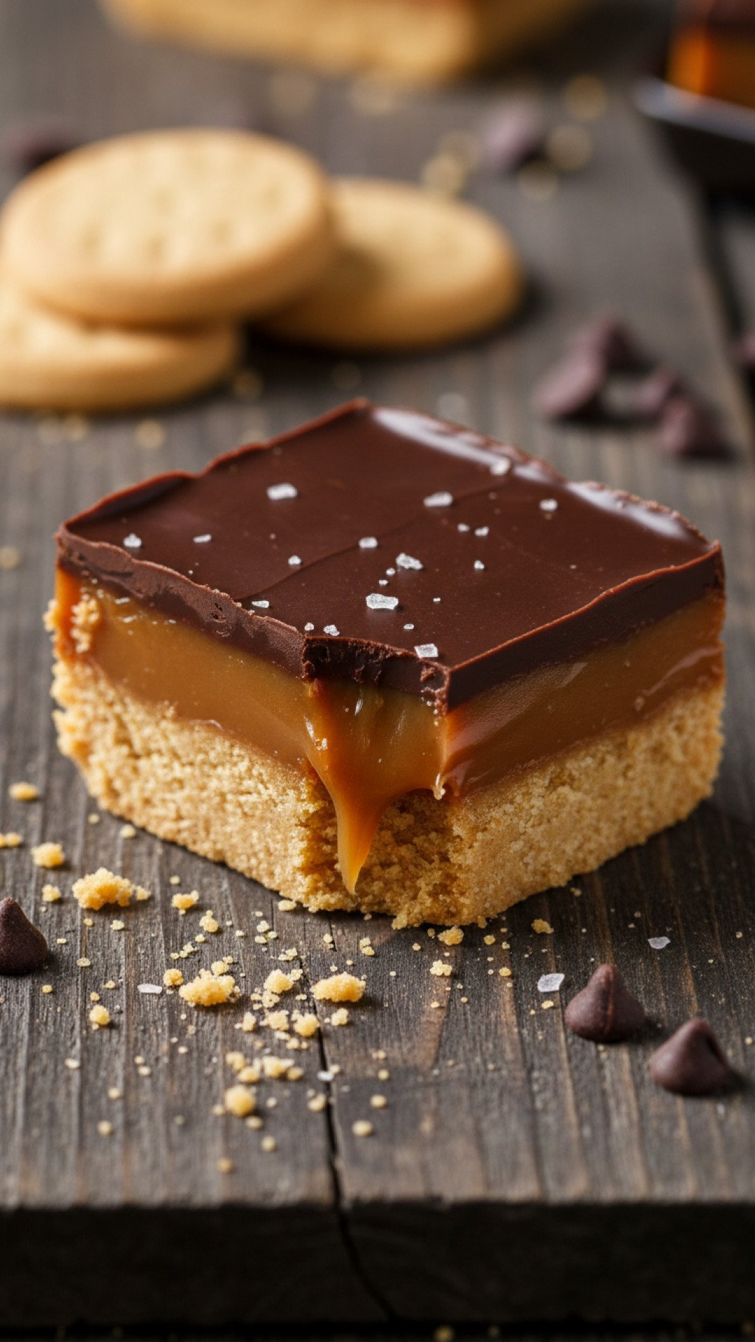 No Bake Millionaire Shortbread Bars Preparation