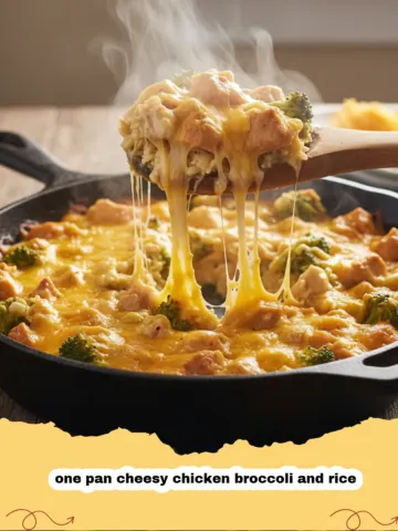 One Pan Cheesy Chicken Broccoli and Rice: The Ultimate Comfort Meal
