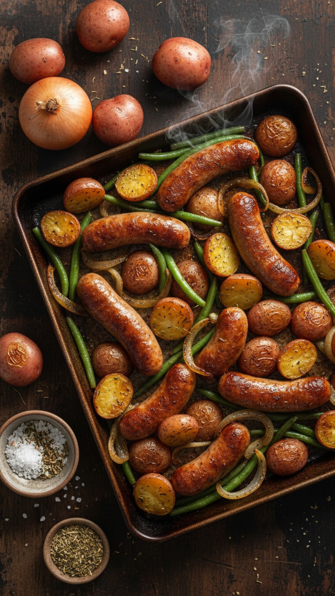 One Pan Kielbasa and Potatoes Preparation
