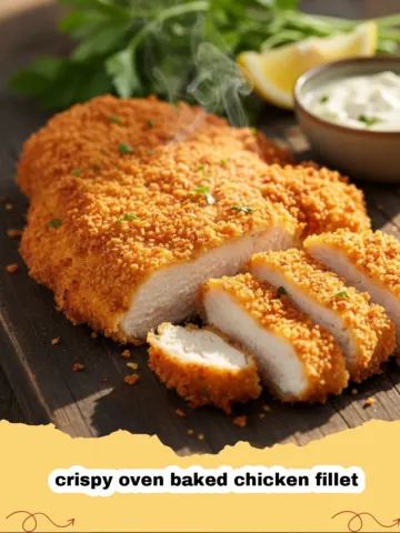 The Absolute Best Crispy Oven Baked Chicken Fillet