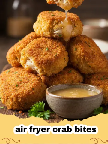 Golden Crispy Air Fryer Crab Bites