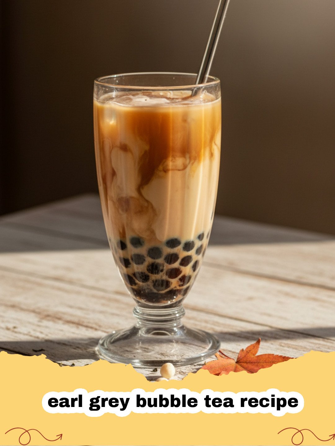 Homemade Earl Grey Bubble Tea: A Sophisticated Twist on a Classic Drink