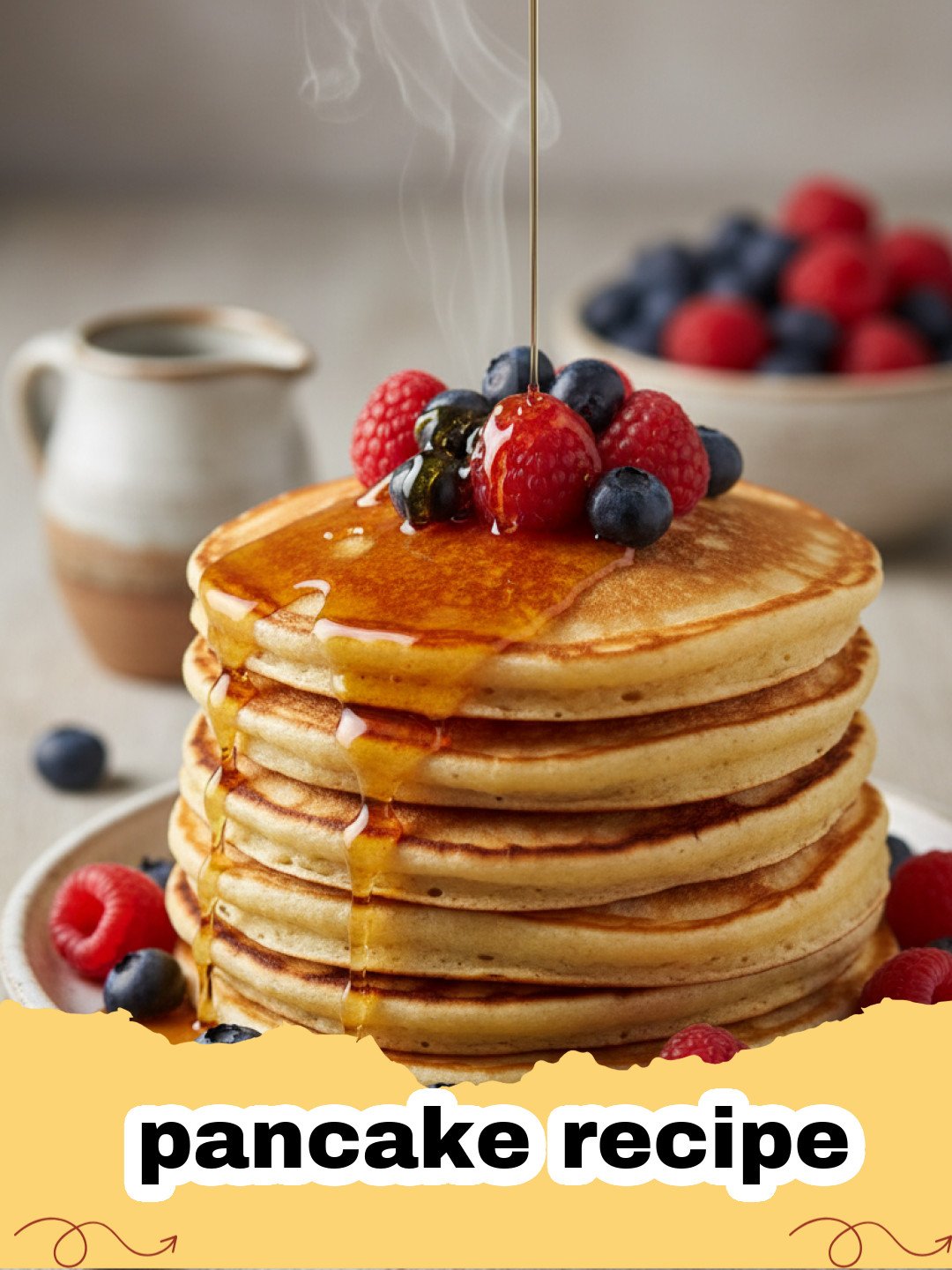 The Ultimate Fluffy Homemade Pancake Recipe