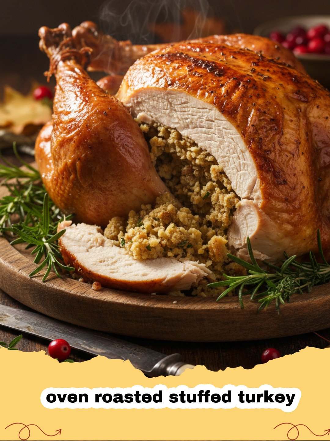 The Ultimate Oven Roasted Stuffed Turkey