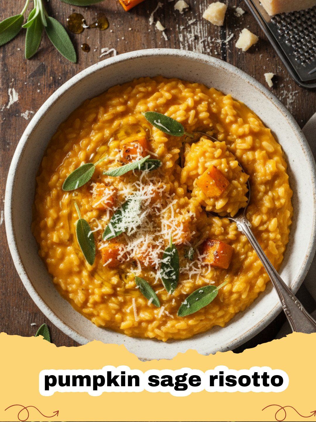 The Most Comforting Pumpkin Sage Risotto for Autumn