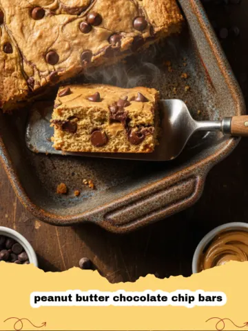 The Best Soft and Chewy Peanut Butter Chocolate Chip Bars