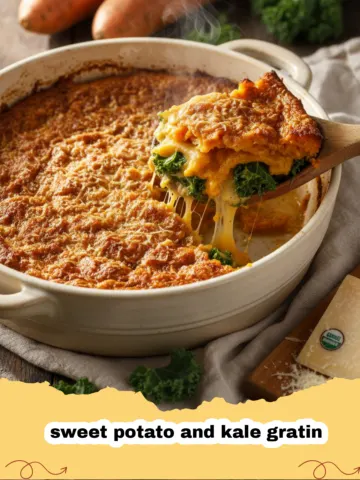 The Ultimate Creamy Sweet Potato and Kale Gratin Recipe