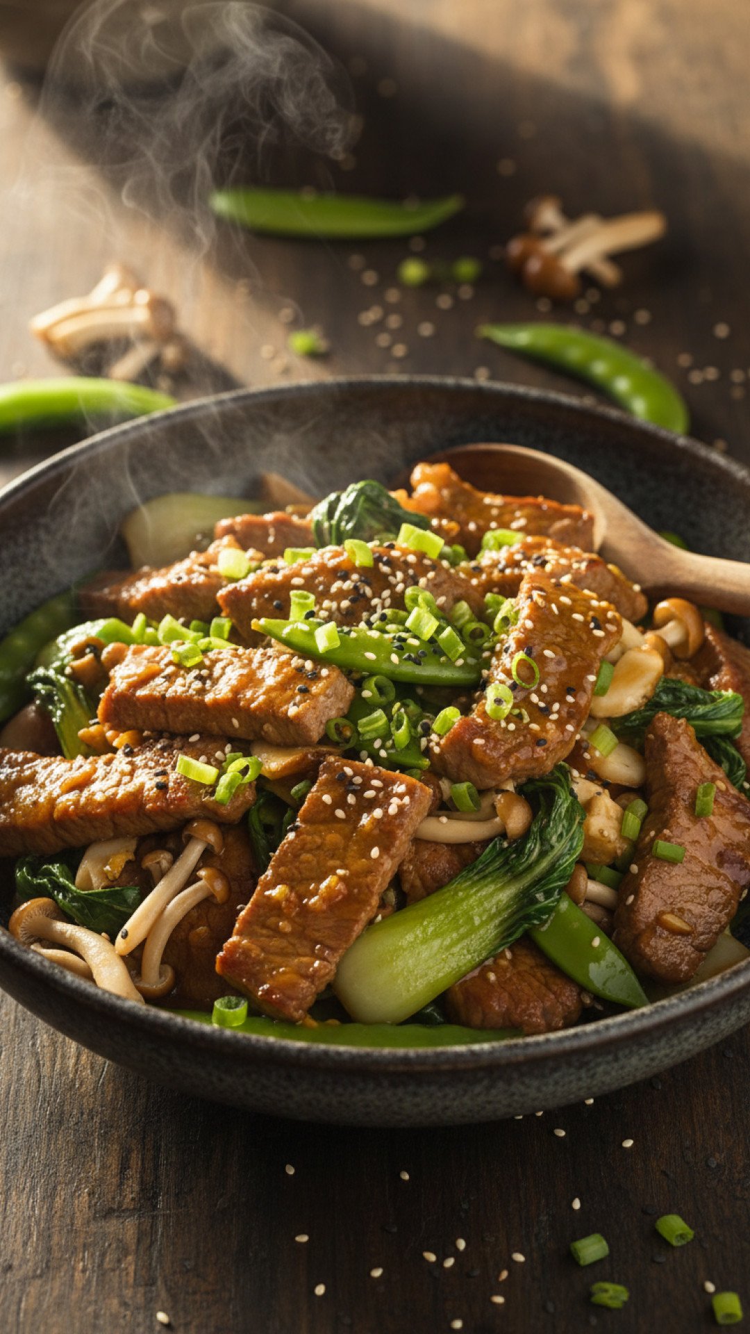 Quick Beef Stir Fry with Vegetables Preparation