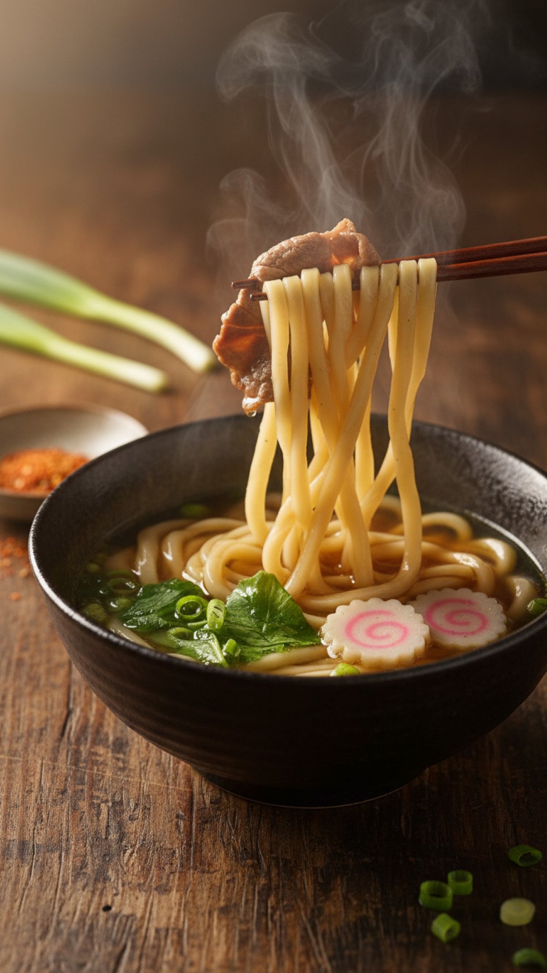 Quick Japanese Beef Udon (Niku Udon) Preparation