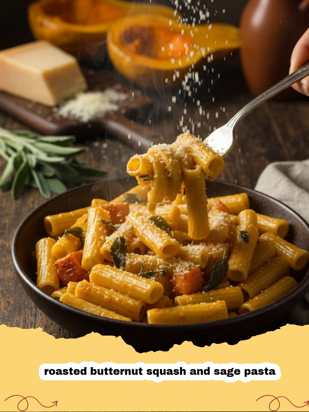 Creamy Roasted Butternut Squash and Sage Pasta: The Ultimate Autumn Comfort Dish