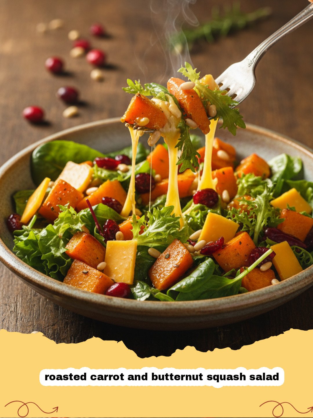 The Ultimate Roasted Carrot and Butternut Squash Salad with Maple-Tahini Dressing