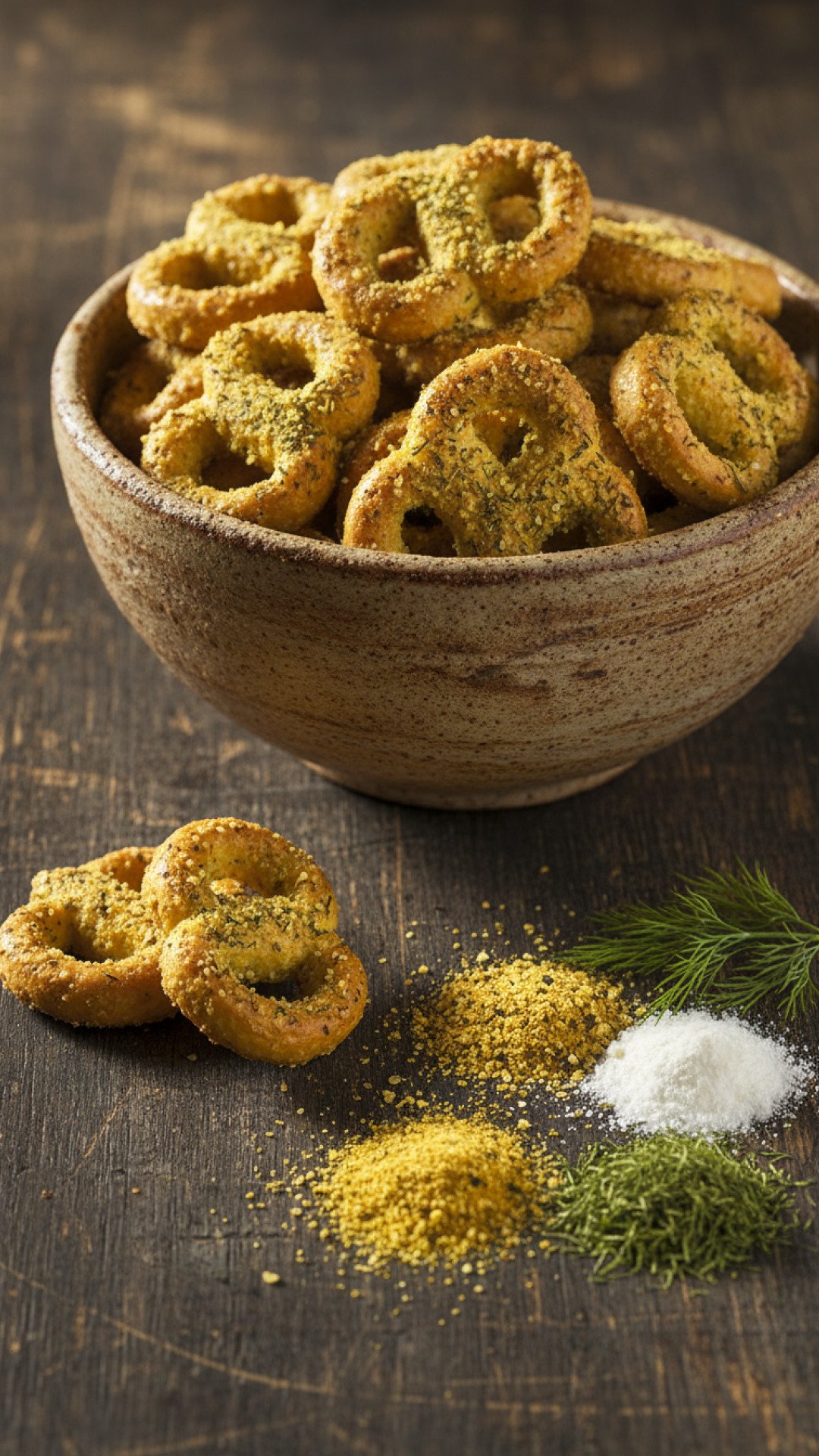 Savory Garlic and Herb Seasoned Pretzels Preparation