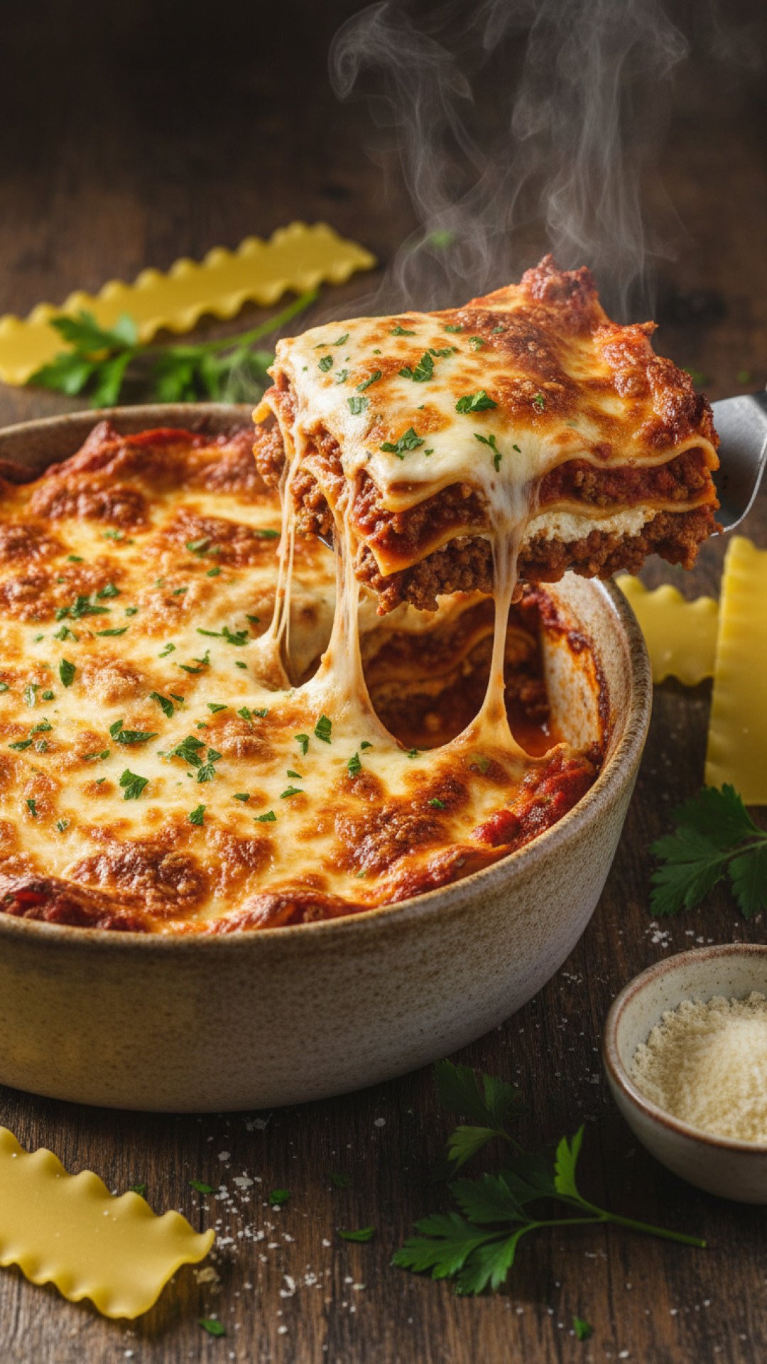 Slow Cooker Easy Crockpot Lasagna Preparation