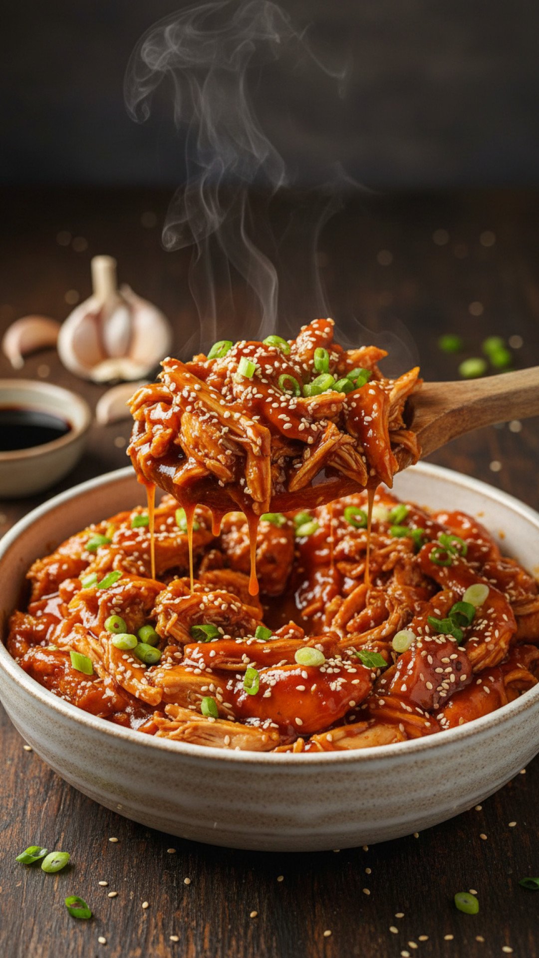 Slow Cooker Garlic Parmesan Chicken Preparation