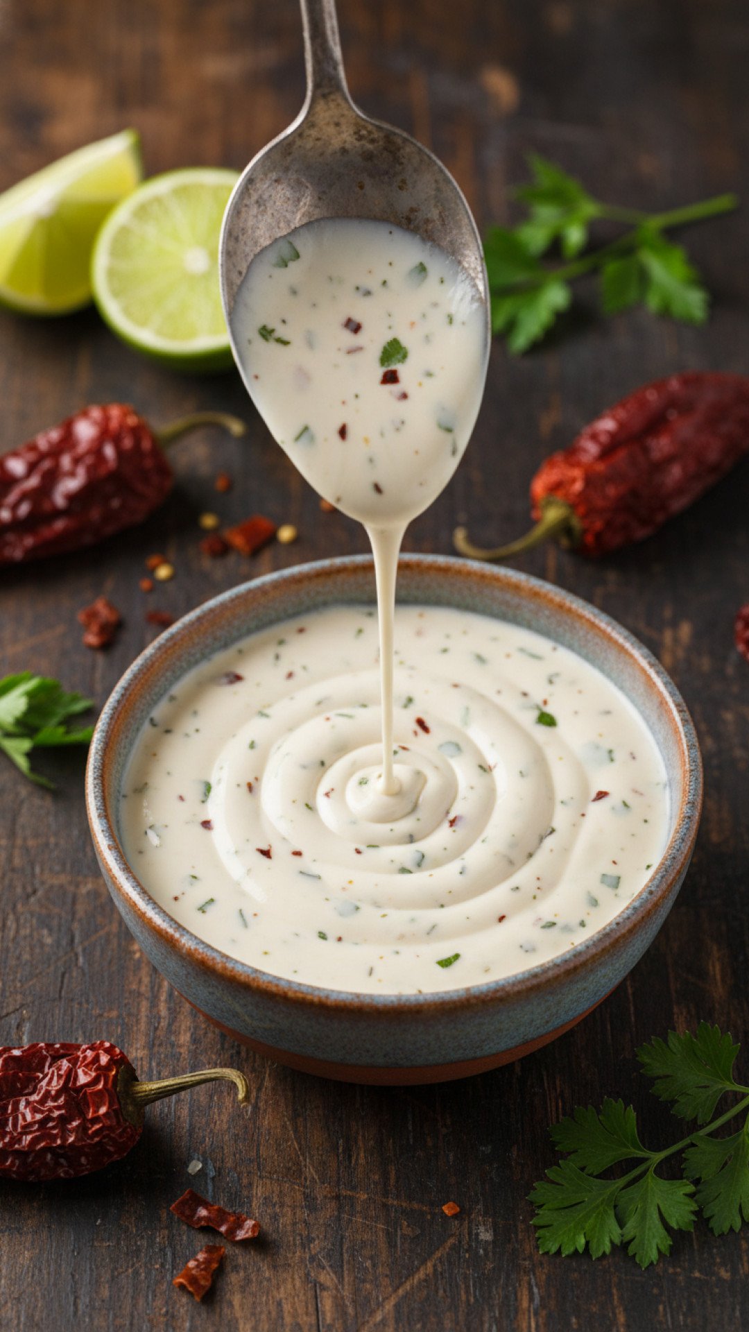 Smoky Homemade Chipotle Ranch Dressing Preparation