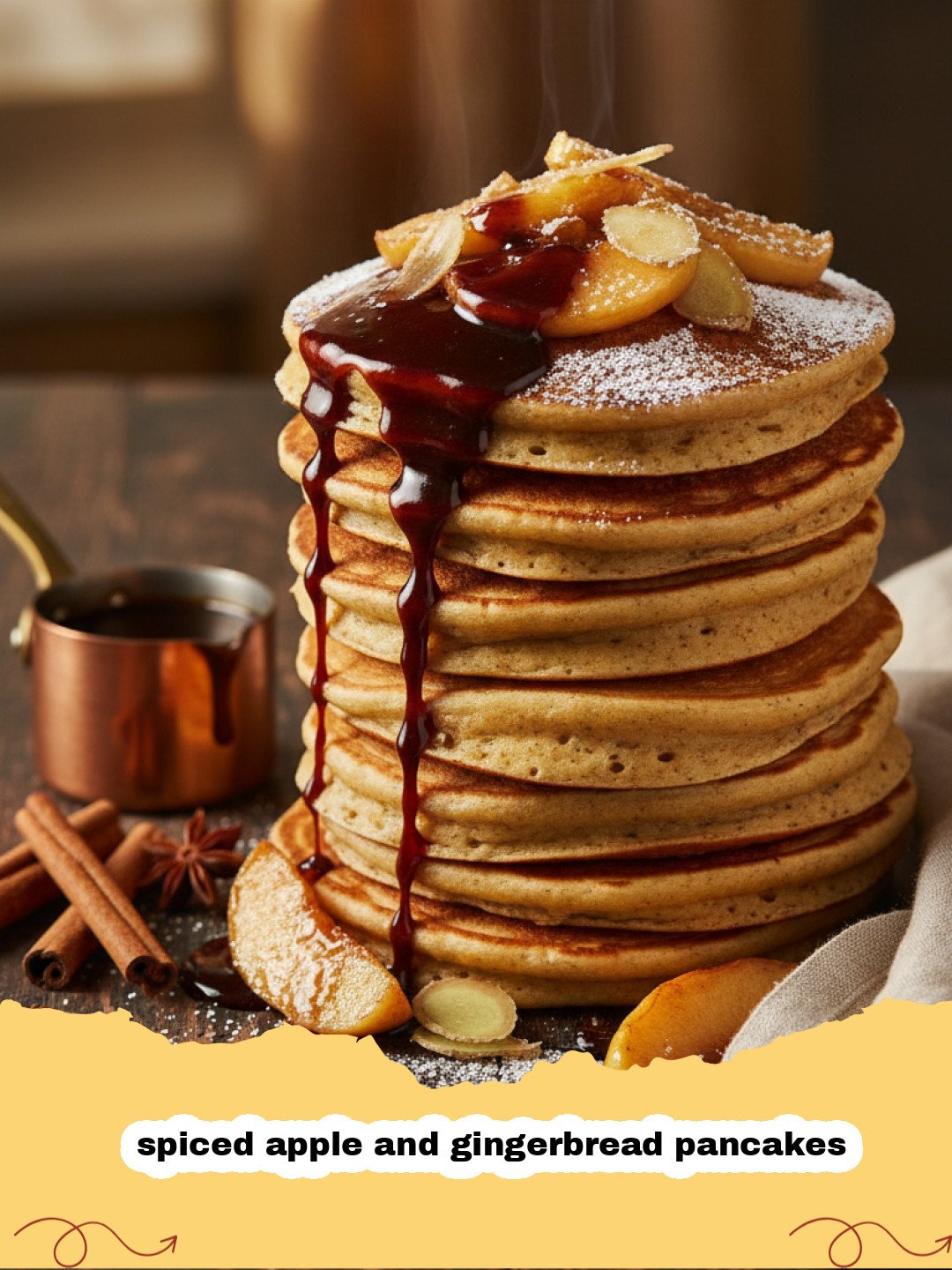 The Ultimate Spiced Apple and Gingerbread Pancakes for Cozy Mornings