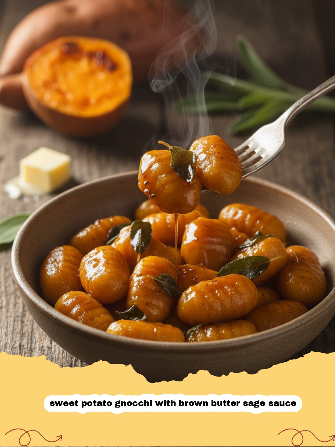The Ultimate Sweet Potato Gnocchi with Brown Butter Sage Sauce
