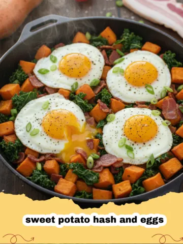 The Ultimate Sweet Potato Hash and Eggs Skillet
