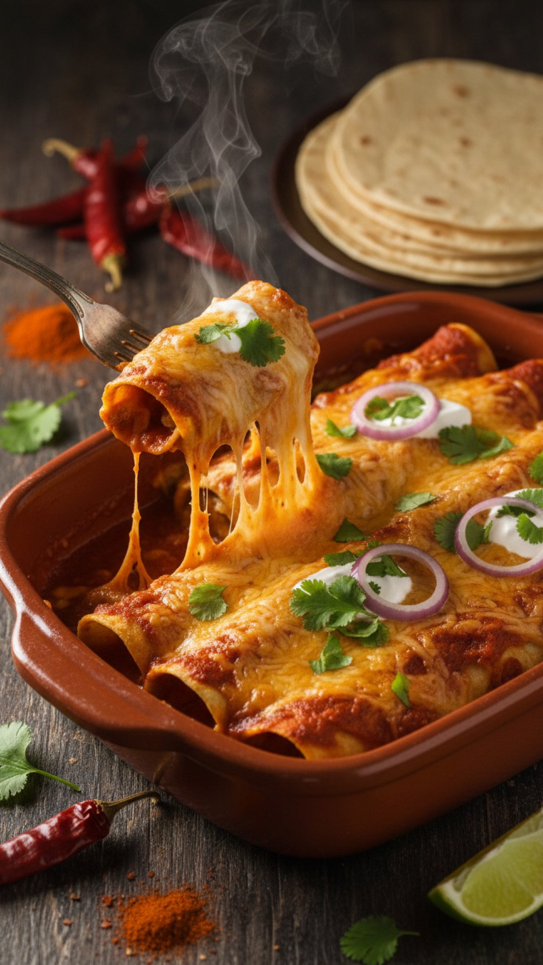 The Best Cheese Enchiladas Preparation