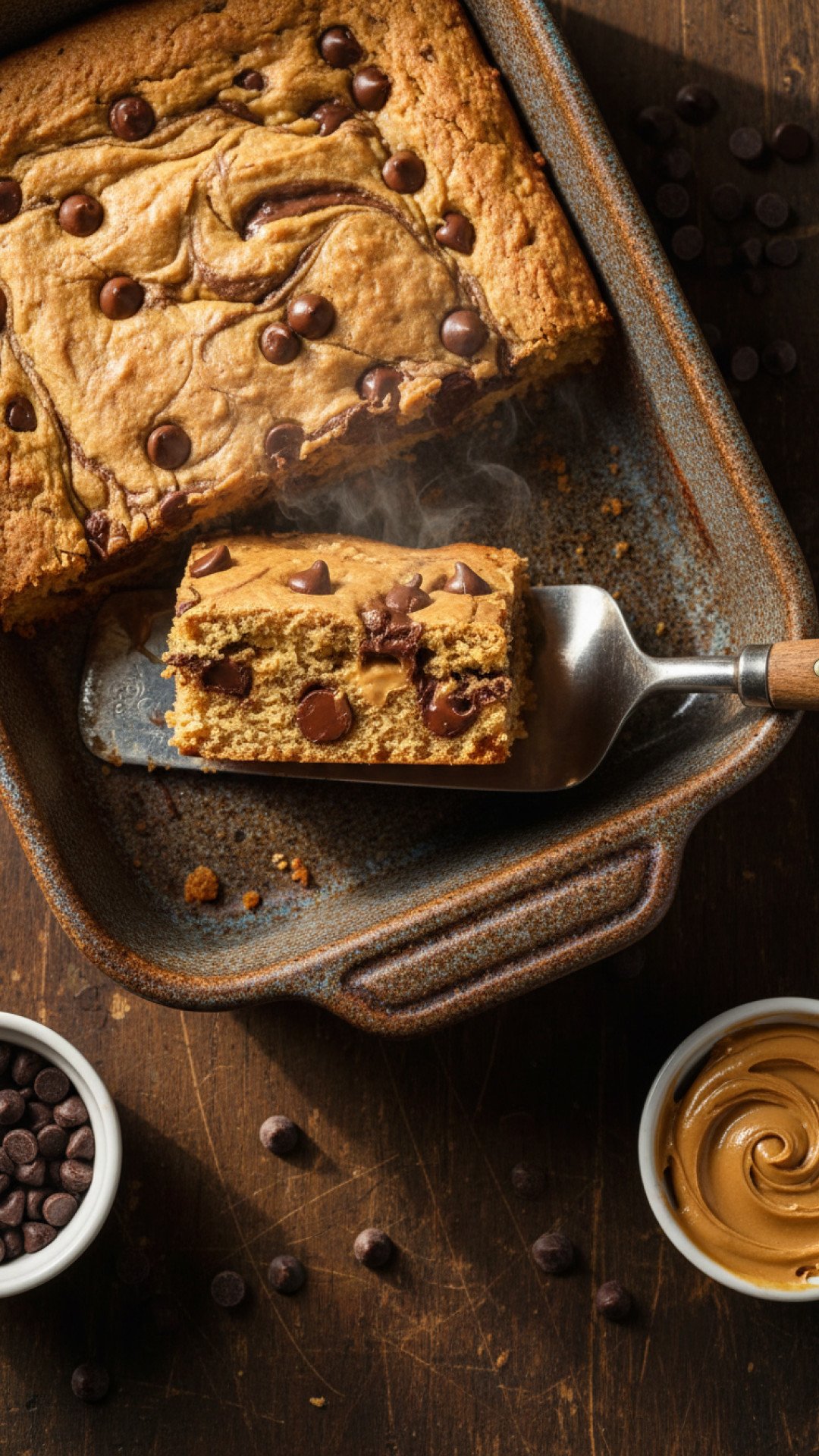 The Best Peanut Butter Chocolate Chip Bars Preparation