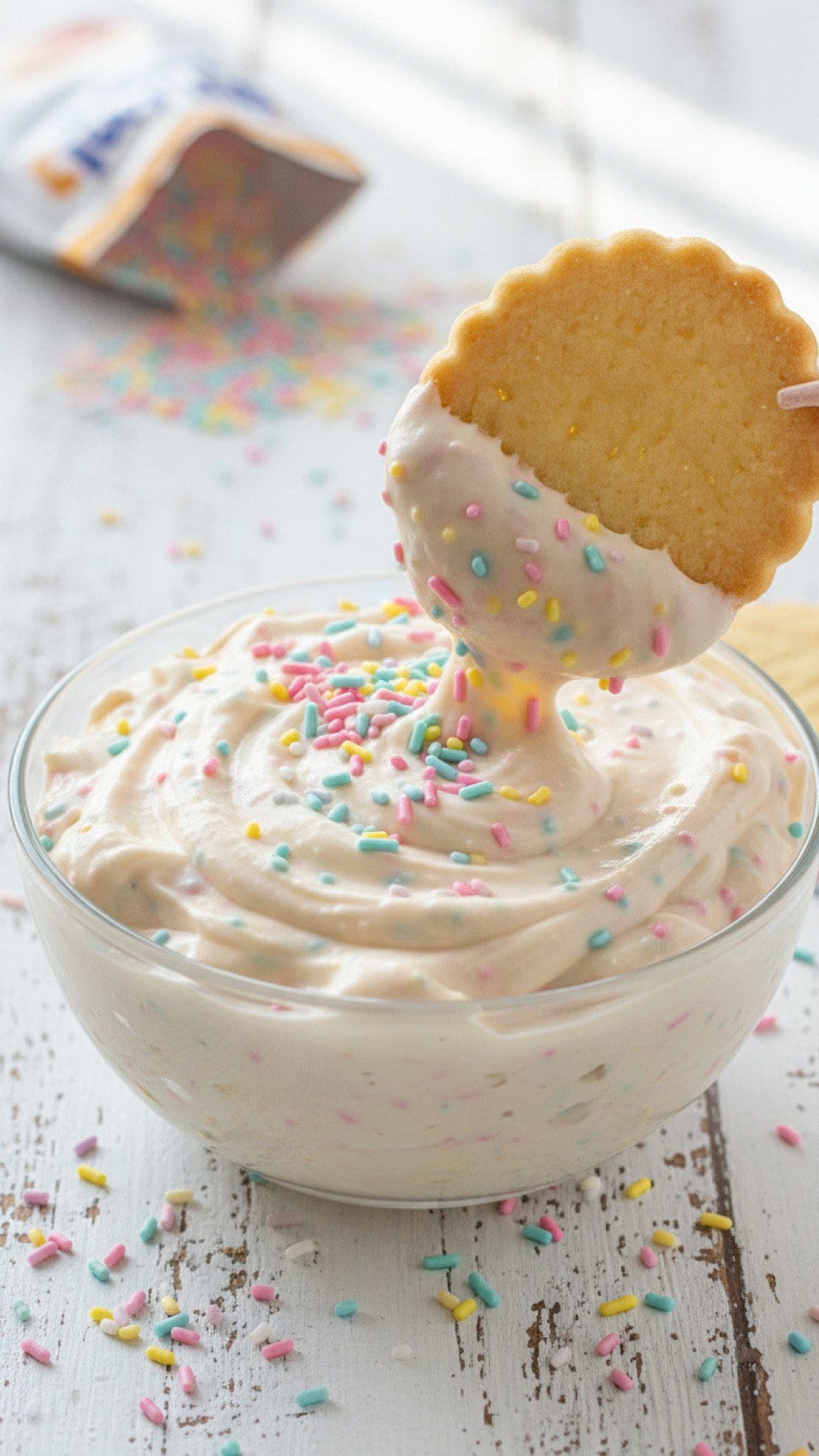 The Ultimate 4-Ingredient Funfetti Dip Preparation
