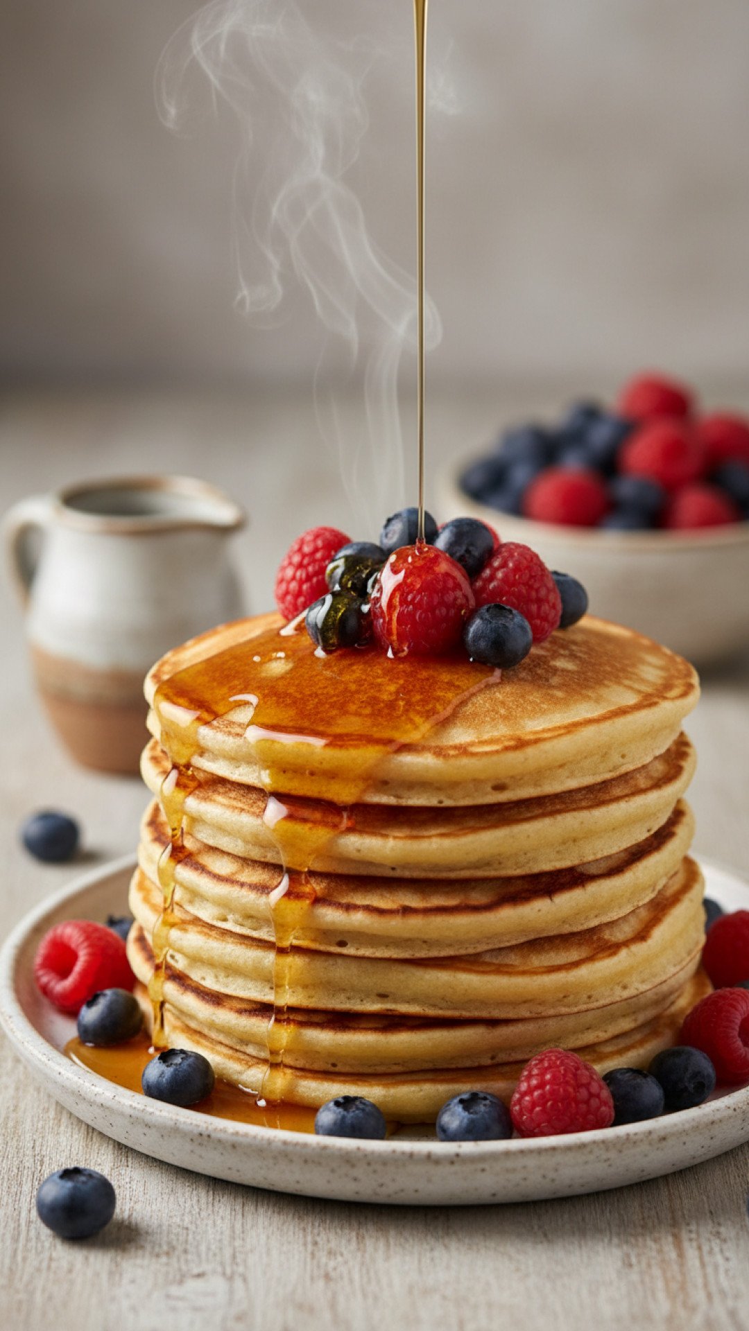 The Ultimate Fluffy Homemade Pancakes Preparation
