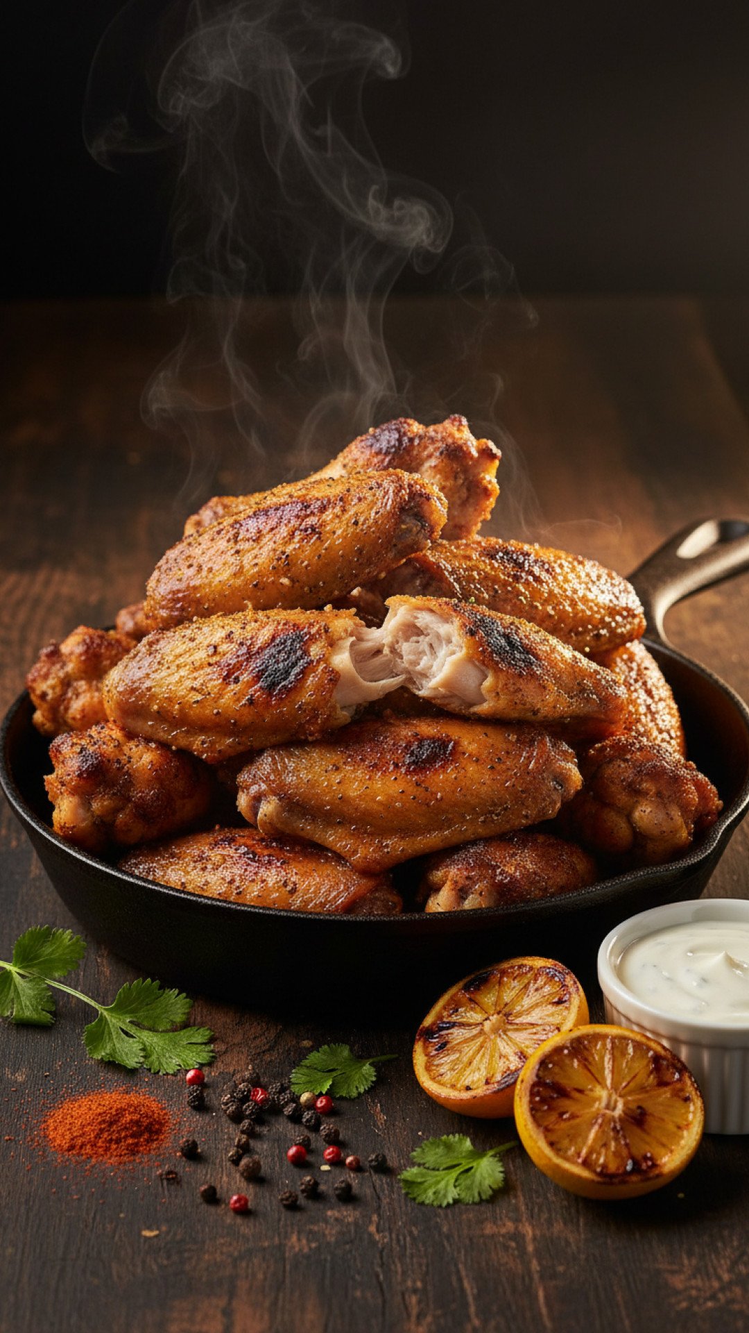 The Ultimate Grilled Dry Rub Chicken Wings Preparation