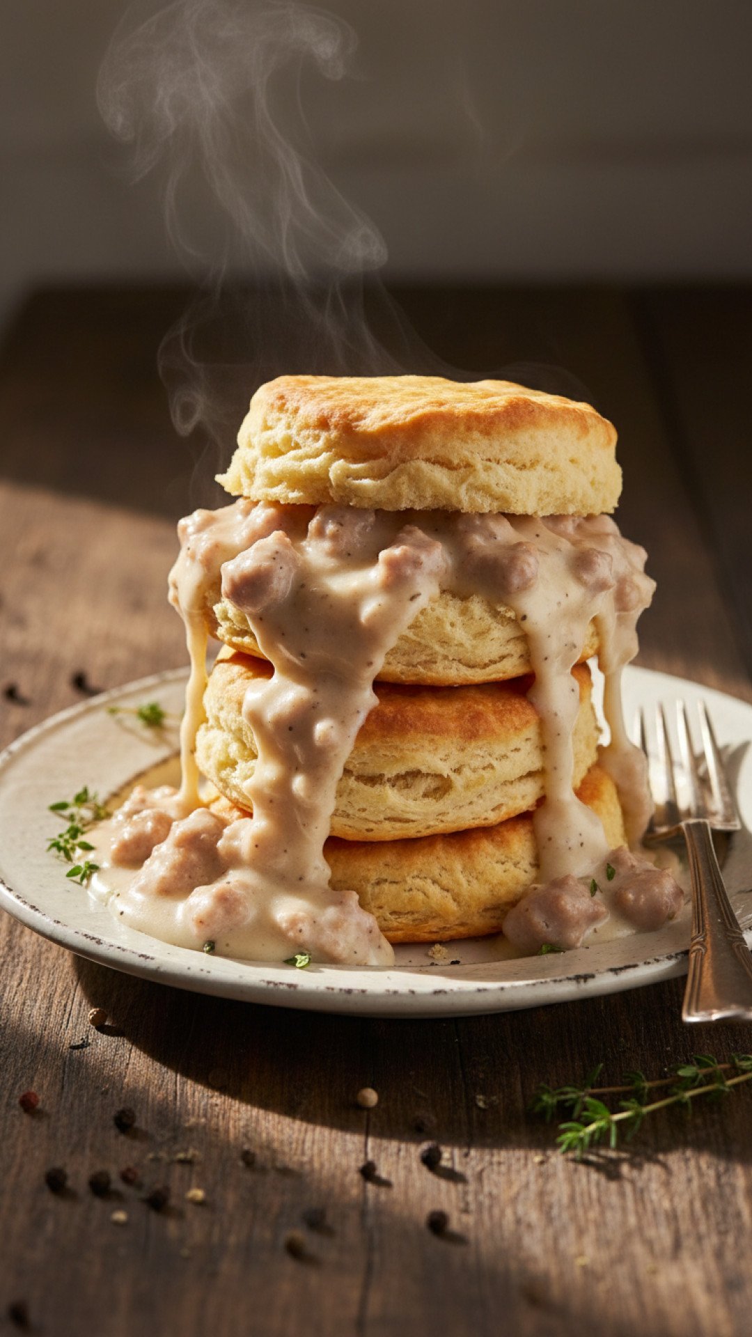 The Ultimate Southern Biscuits and Gravy Preparation