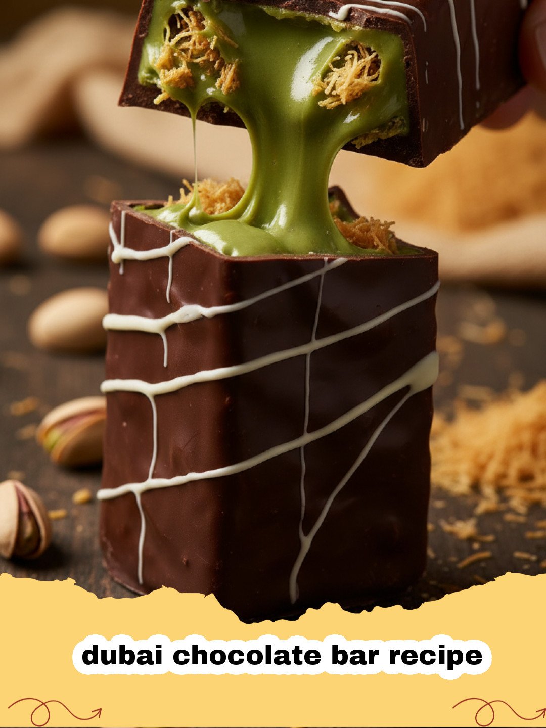 The Ultimate Homemade Dubai Chocolate Bar Recipe: A Crunchy Pistachio Dream