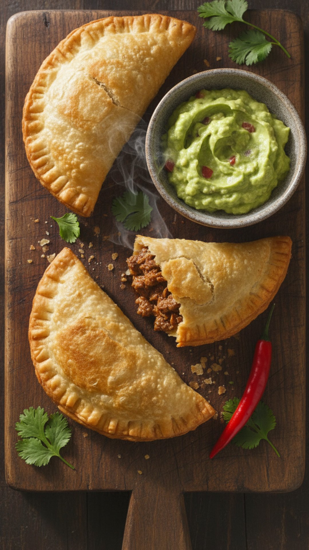 Traditional Homemade Beef Empanadas Preparation