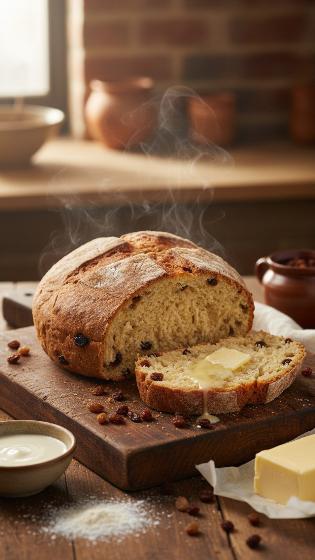 Traditional Irish Soda Bread Preparation