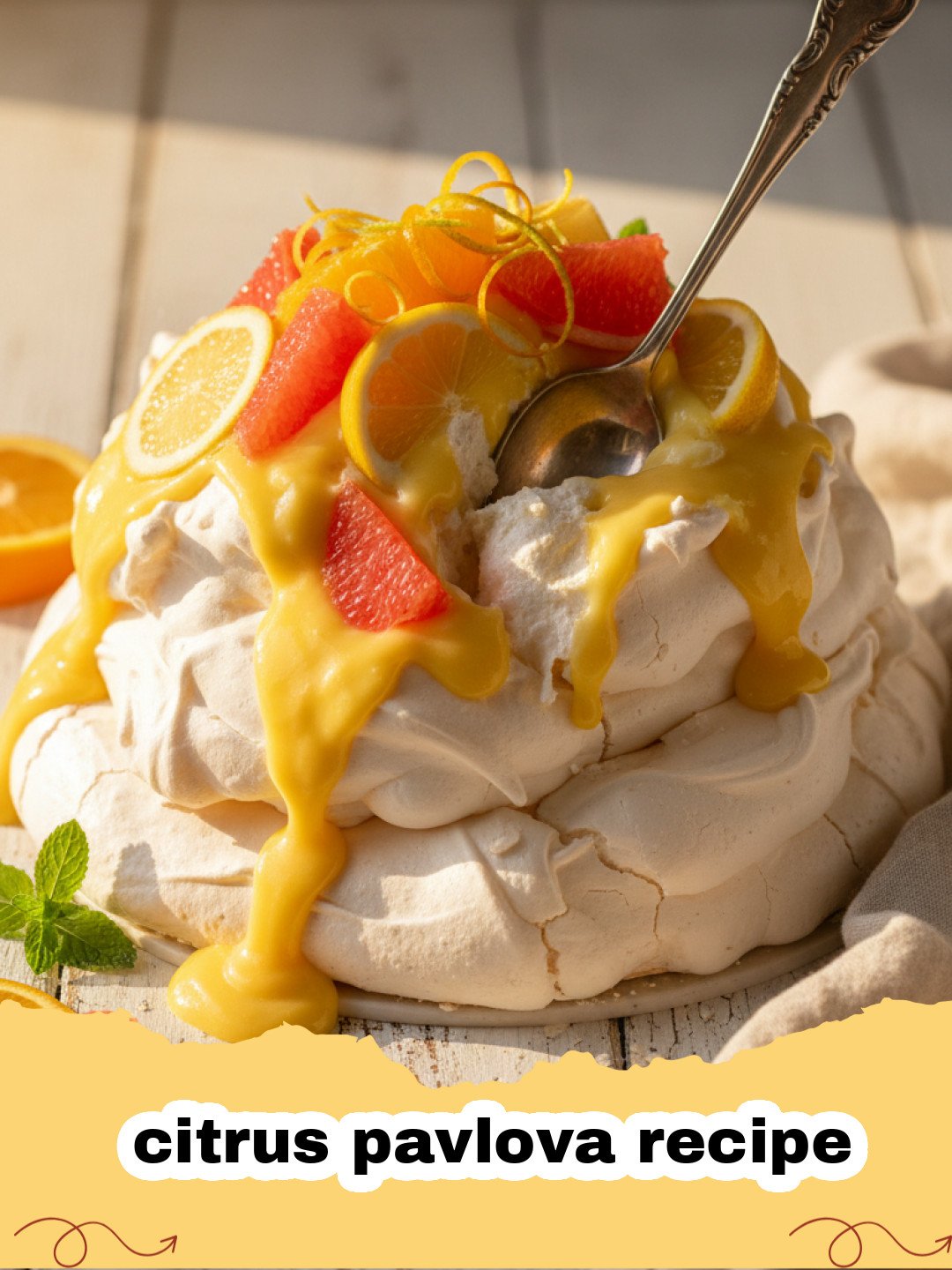 The Most Vibrant Citrus Pavlova Recipe for Your Next Gathering