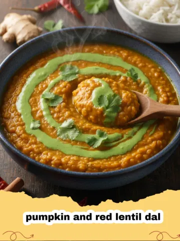 Easy and Comforting Pumpkin and Red Lentil Dal