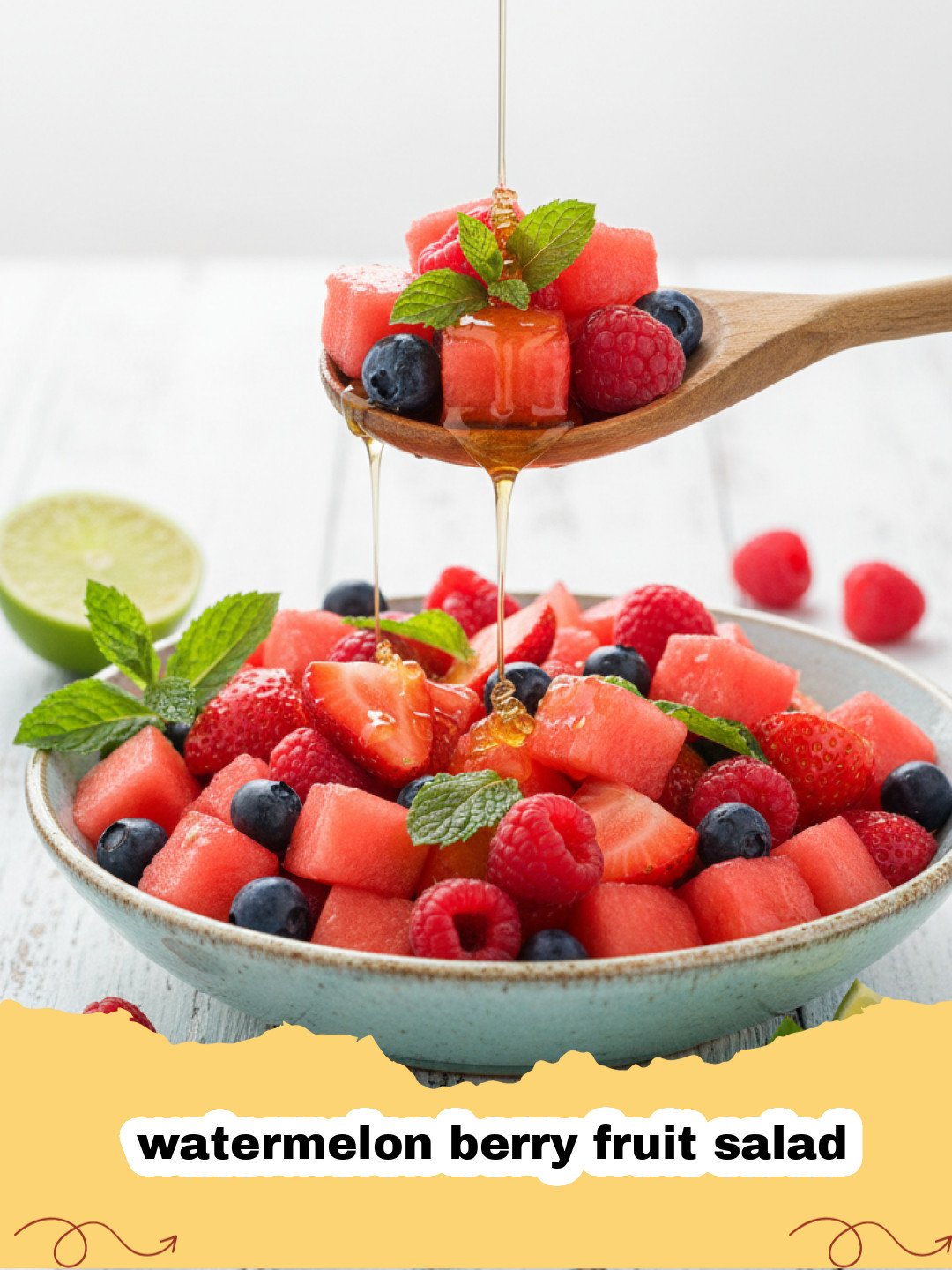 The Most Refreshing Watermelon Berry Fruit Salad for Summer