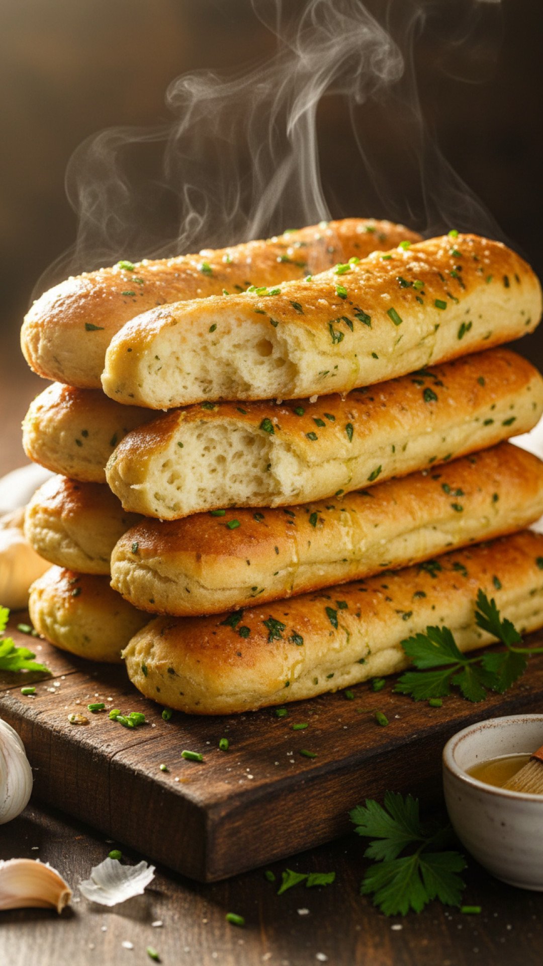3 Ingredient Cottage Cheese Garlic Breadsticks Preparation