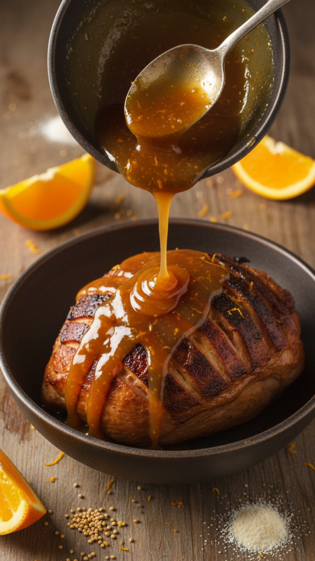 Brown Sugar and Honey Ham Glaze Preparation