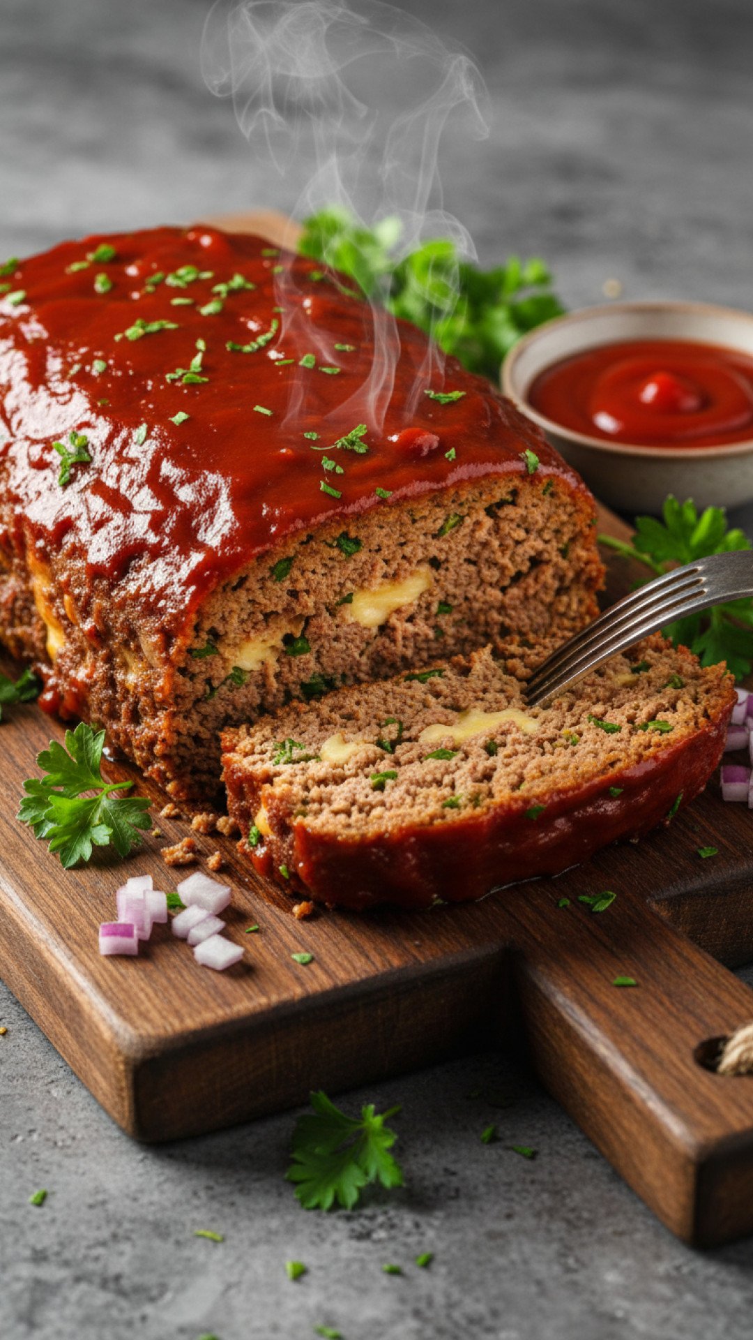 Classic Glazed Comfort Meatloaf Preparation
