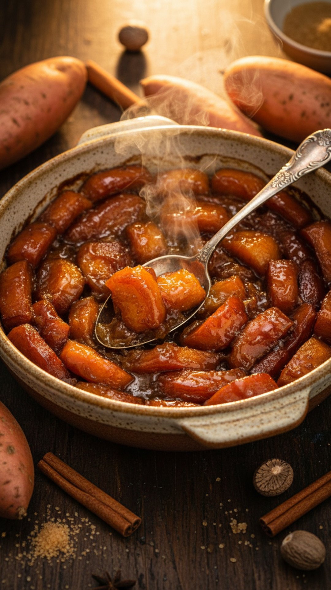 Classic Holiday Candied Yams Recipe Preparation