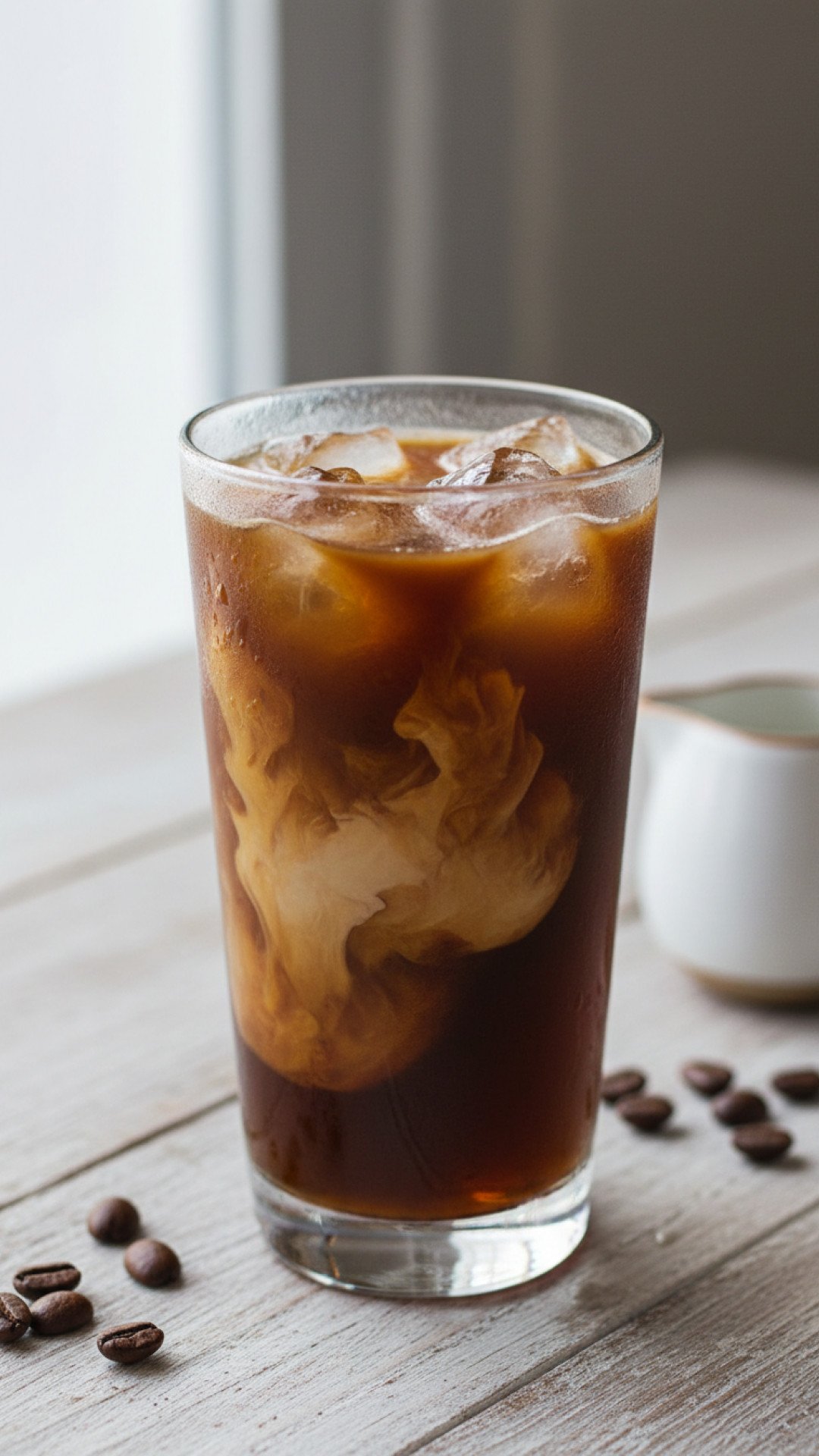 Classic Refreshing Iced Coffee Preparation