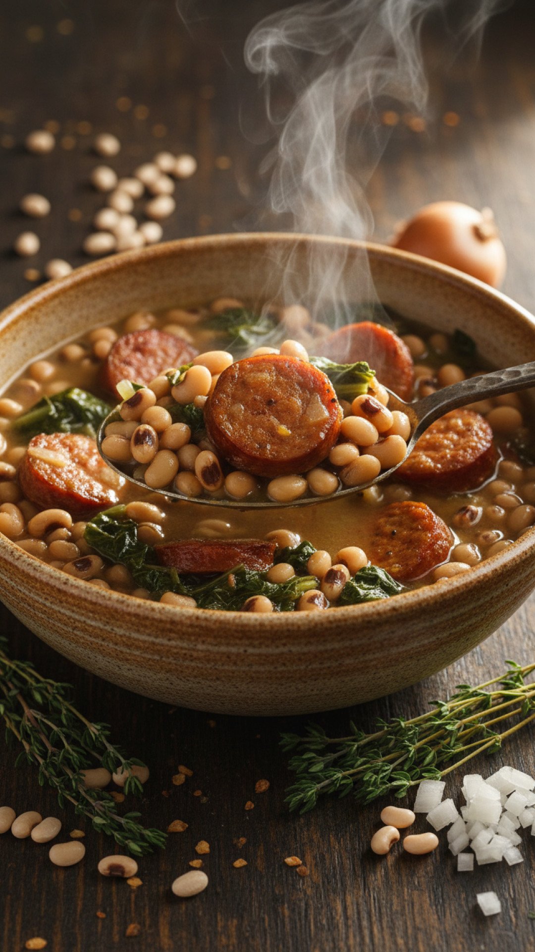Classic Southern Black Eyed Peas Preparation