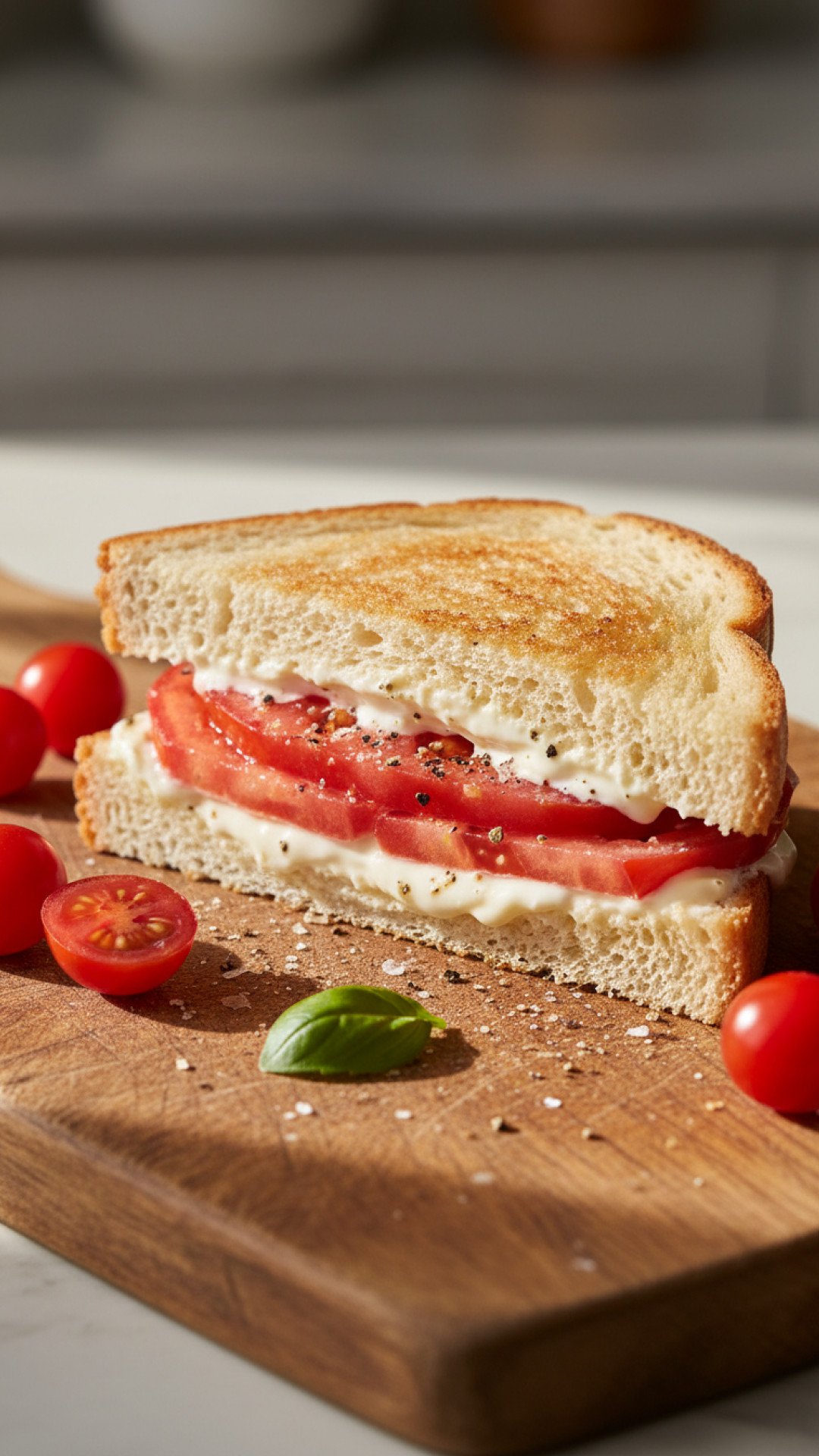 Classic Southern Tomato Sandwich Preparation