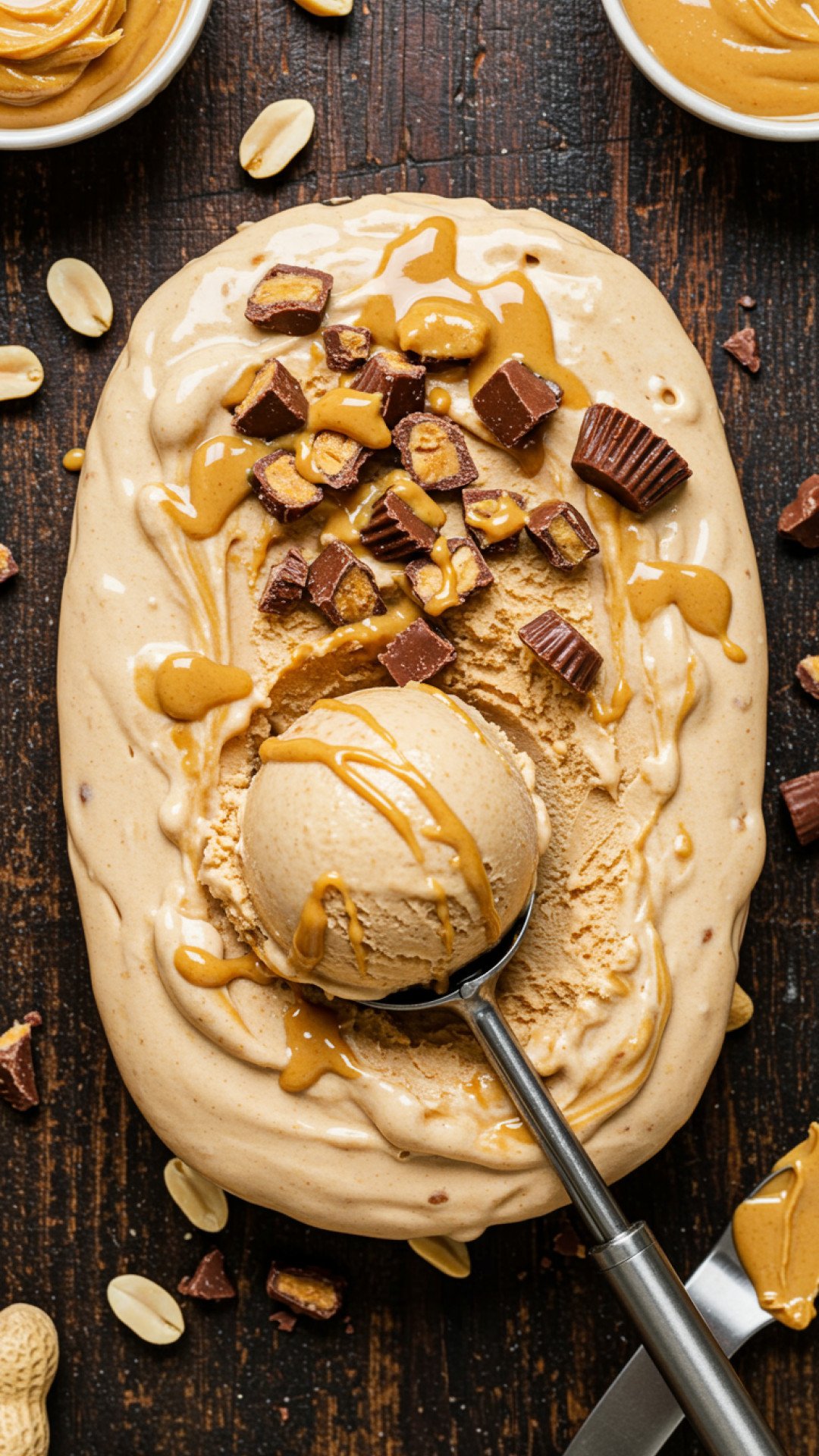 Classic Vanilla Bean Protein Ice Cream Preparation