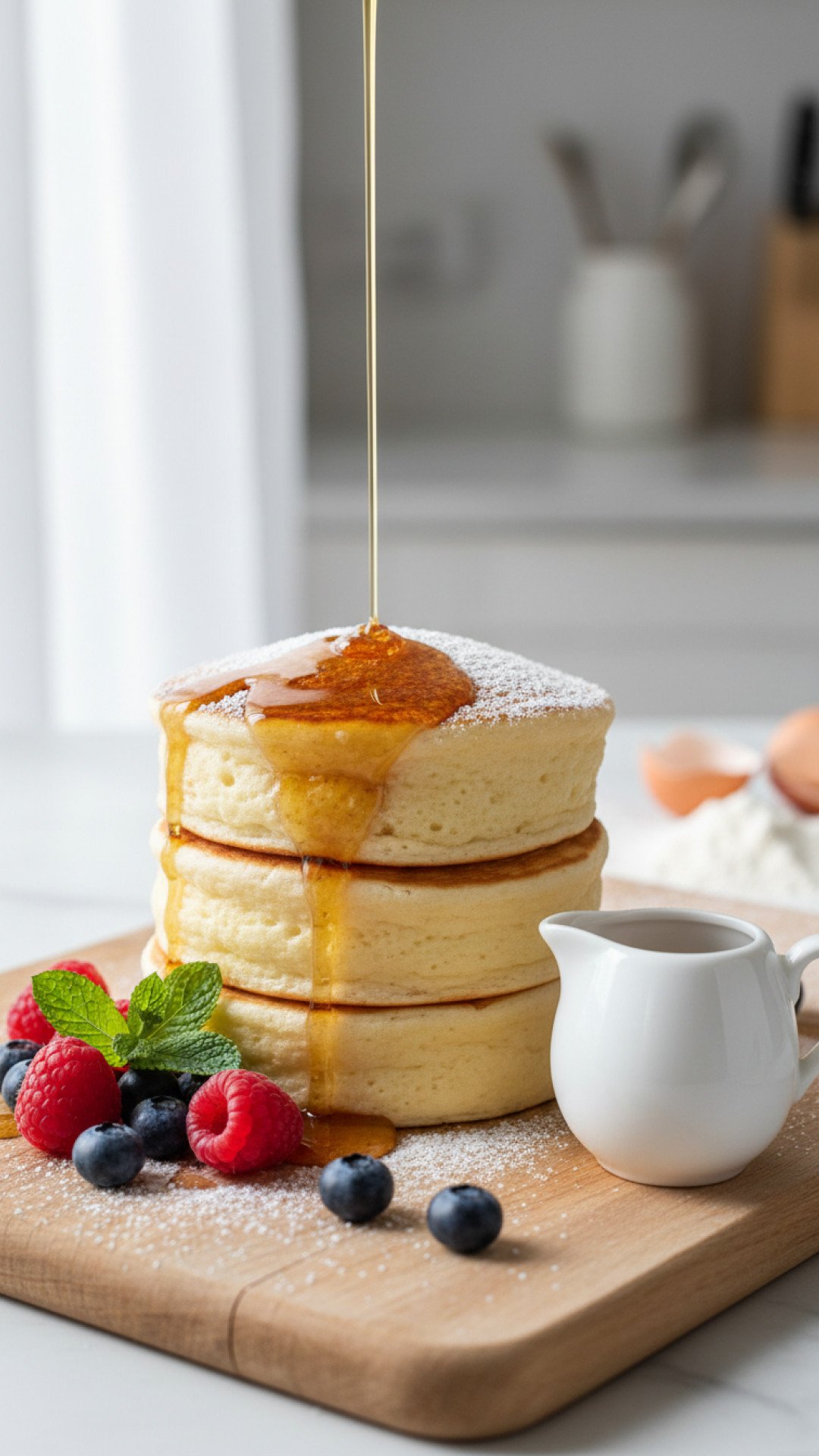 Cloud Like Japanese Soufflé Pancakes Preparation