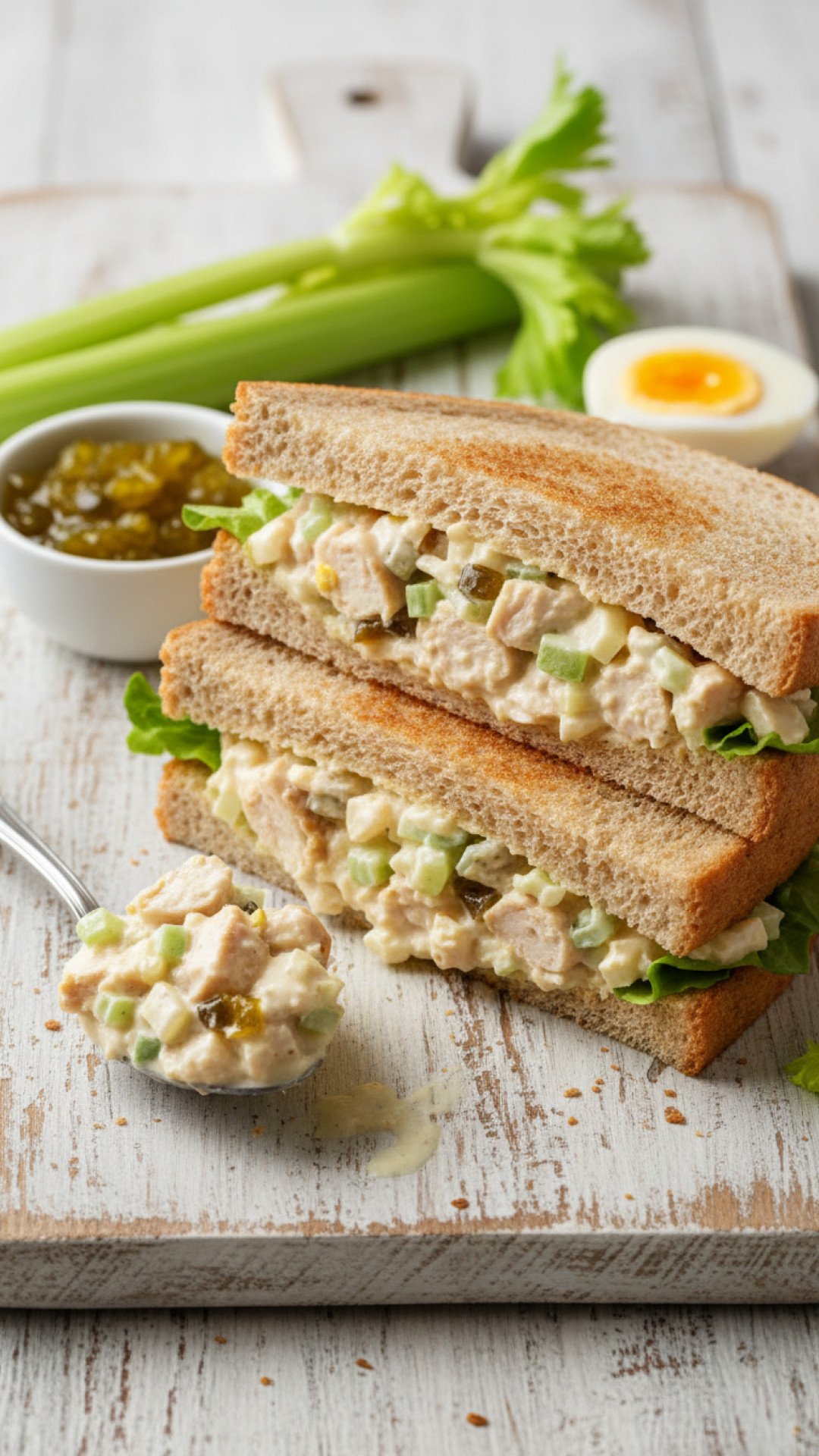 Copycat Chick-fil-A Chicken Salad Preparation