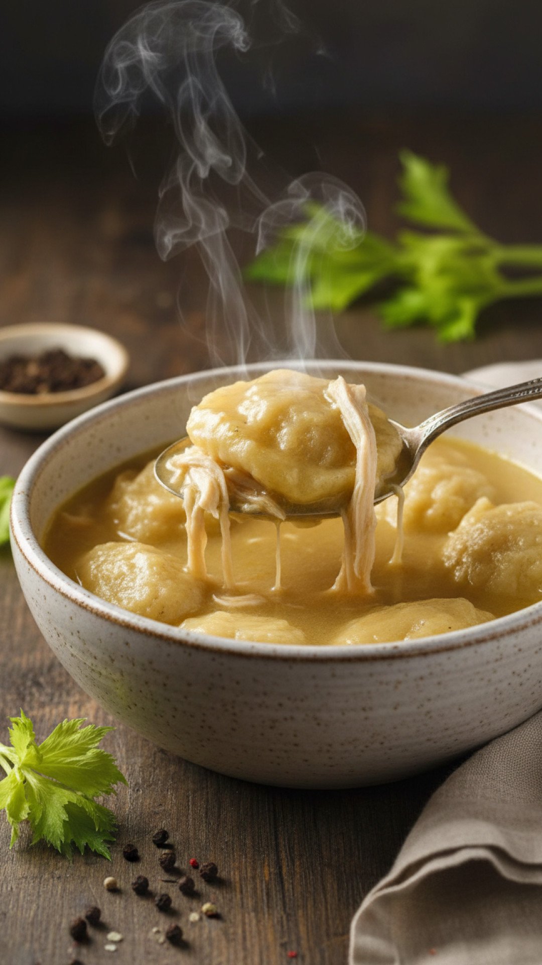 Copycat Cracker Barrel Chicken Dumplings Preparation