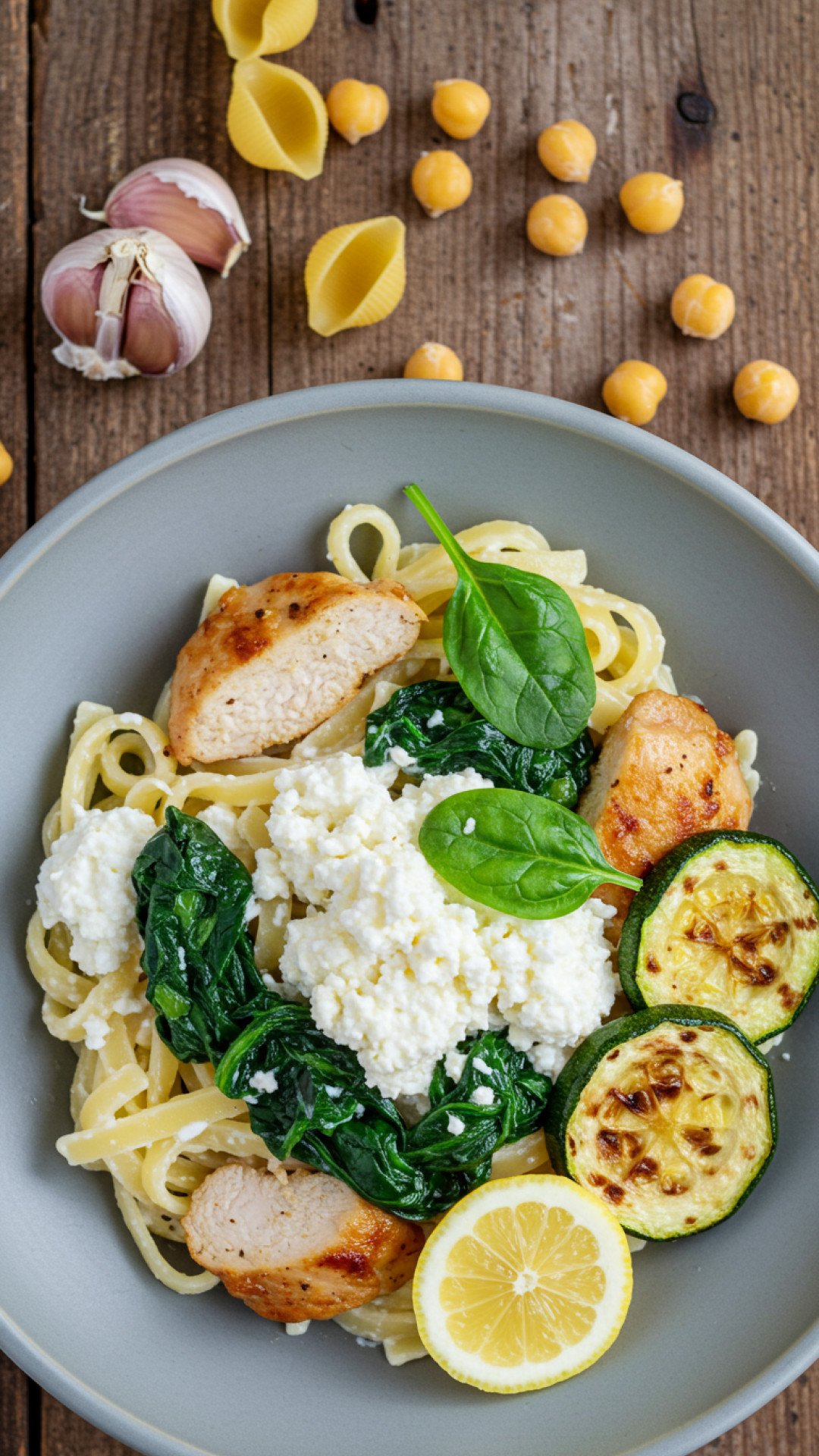 Creamy Blended Cottage Cheese Pasta Sauce Preparation