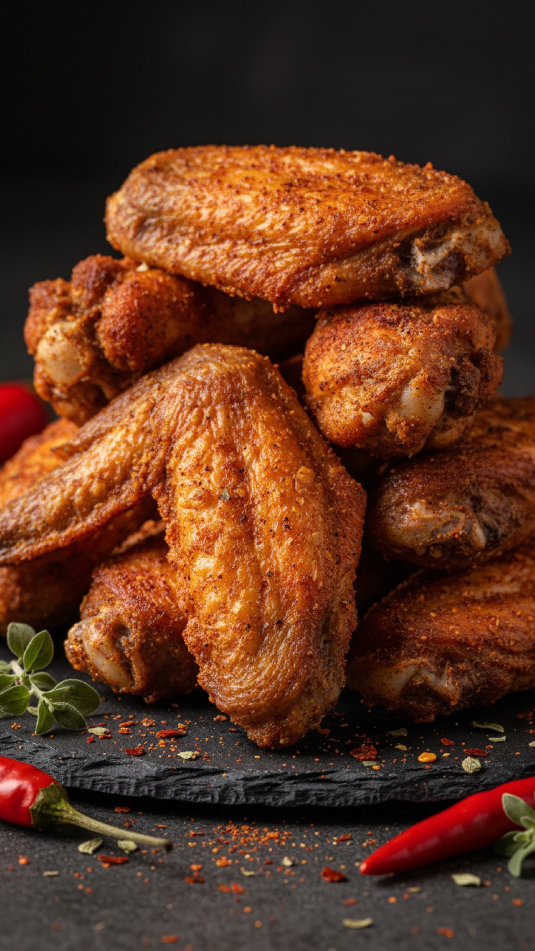 Crispy Dry Rub Chicken Wings (Oven or Air Fried) Preparation