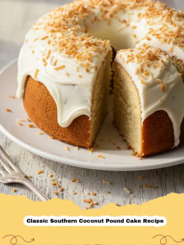 Grandma's Secret: The Ultimate Classic Southern Coconut Pound Cake Recipe