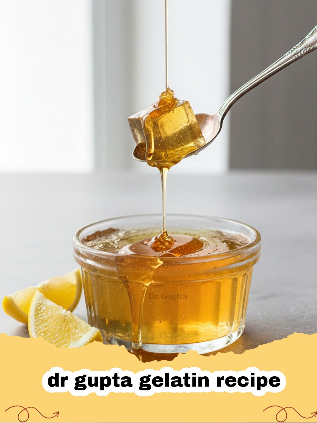 Unlock Vibrant Health with Dr. Gupta's Revitalizing Gelatin Recipe
